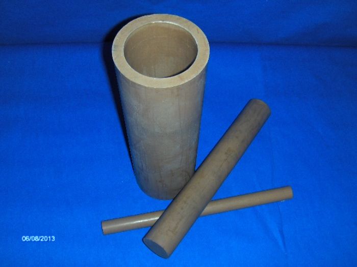 BARRA HUECA DE PTFE CON BRONCE